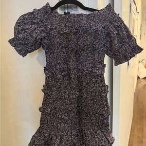 WAPG mixology off the shoulder stretchy dress